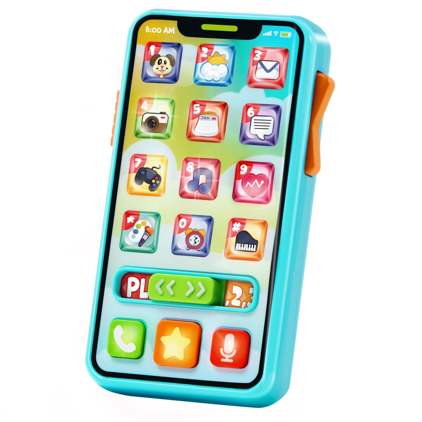 JOYIN Baby Toys 6-12 Months - Cell Phone with 4 Game Modes & 50+ Music and Learning Phrases, Educational Toys for Toddlers 1-3,
