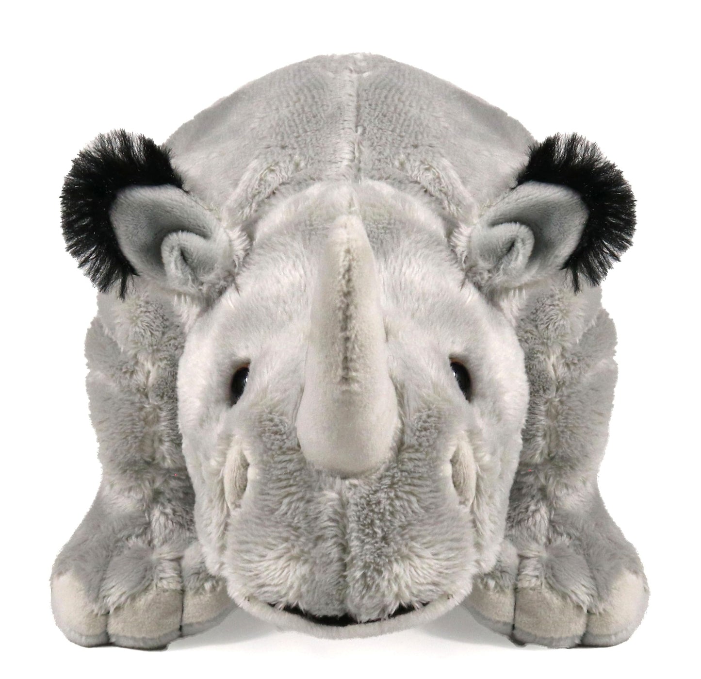 Ice King Bear Plush Toy - Grey Rhinoceros 14 Inches, Soft Polyester Stuffed Animal