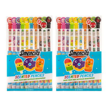Graphite Smencils (2 Pack) - Hb #2 Scented Pencils, 10 Count, Gifts For Kids, School Supplies