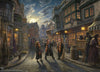 Ceaco 1000 Piece Jigsaw Puzzle - Thomas Kinkade Harry Potter Diagon Alley - 19"x26.6" Multicolor Cardboard Model 3183-32