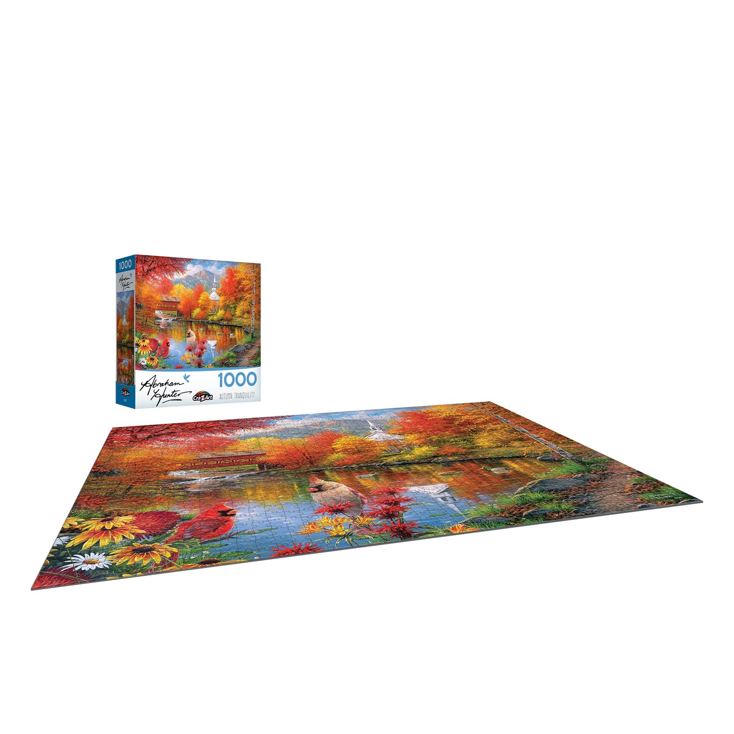 Roseart - Abraham Hunter - Autumn Tranquility - 1000 Piece Jigsaw Puzzle For Adults