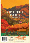Capstone Games: Ride The Rails: Australia & Canada, Expansion, Strategy Board Game, 3 to 5 Players, 45 to 60 Minute Play Time, A