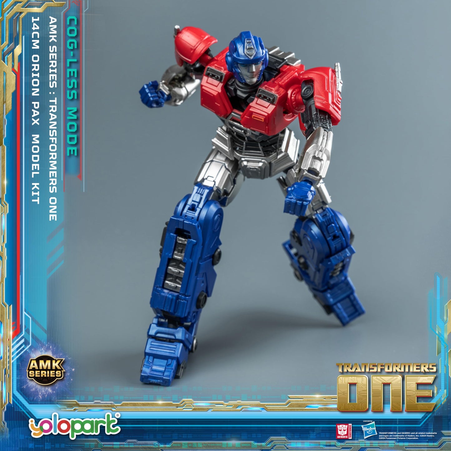 YOLOPARK Optimus Prime (Orion Pax) Transformers One Toys Cog-Less Mode,5.51 Inch Highly Articulated Transformer Toys for Boys Gi