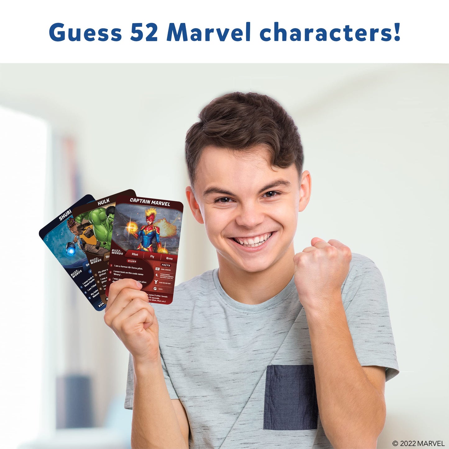 Skillmatics Guess In 10 Marvel, Easter Basket Stuffers, Card Game For Boys, Girls, Teens, Adults Who Love Avengers, Spiderman, Iron Man, Travel Game, Gifts For Ages 8, 9, 10 And Up