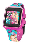 Accutime Jojo Siwa Kids Smartwatch With 10 Watch Faces, Selfie Camera, Voice And Video Recorder, Step Counter, Timer, Stopwatch, Alarm, Fun Games, Calculator, And 3 Wallpapers – Fits Wrists 5.5'-8.0'
