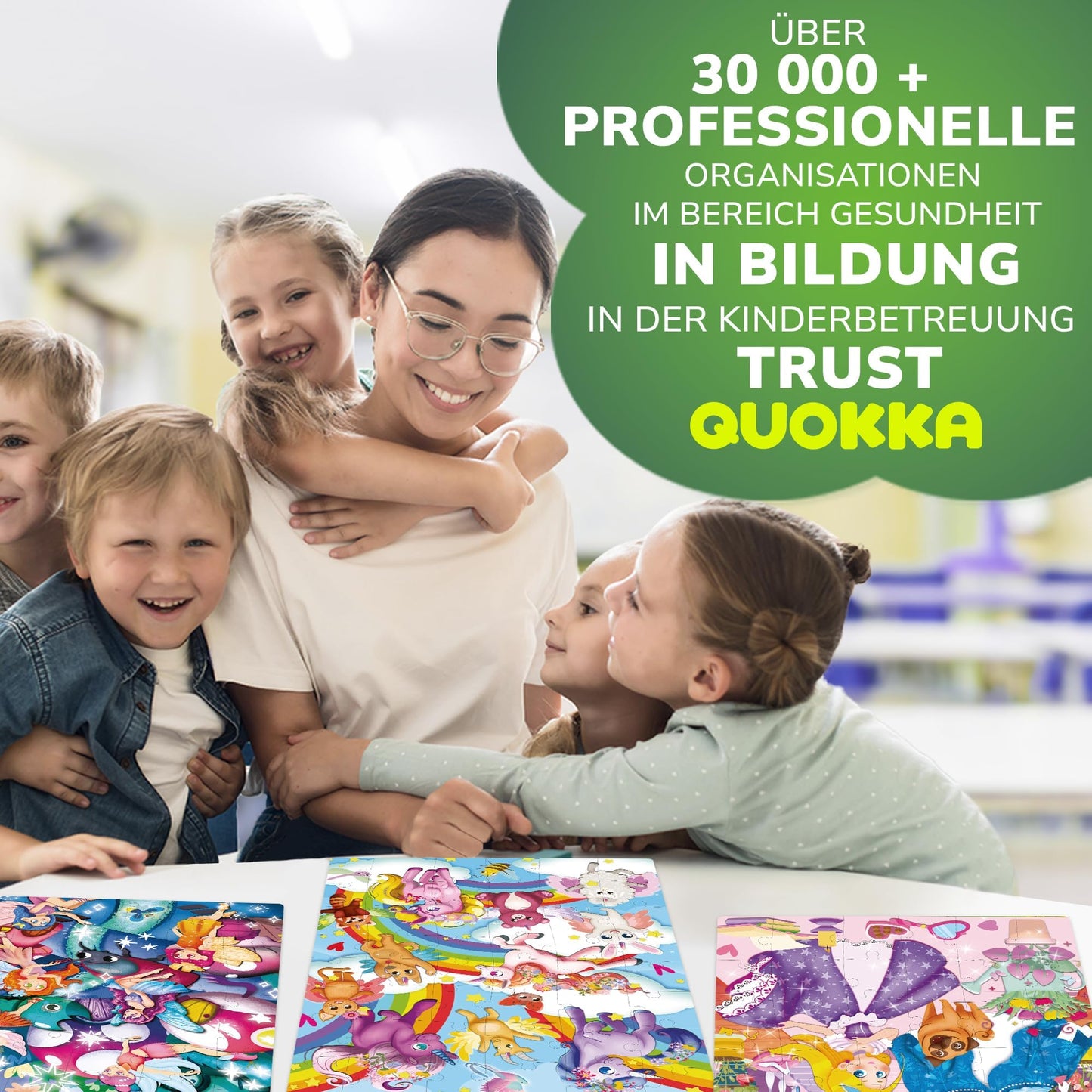 Quokka Puzzles For Toddlers 3-5 - 3 X 36 Pieces Puzzles For Kids Ages 3-4 - 12 Toy Learning Vert Girls For 4-6 - Jigsaw Game For