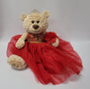 KINNEX COLLECTIONS SINCE 1997 20'' Quince Anos Quinceanera Last Doll Teddy Bear with Dress (Centerpiece) ~ ARC16832-14 (Red)
