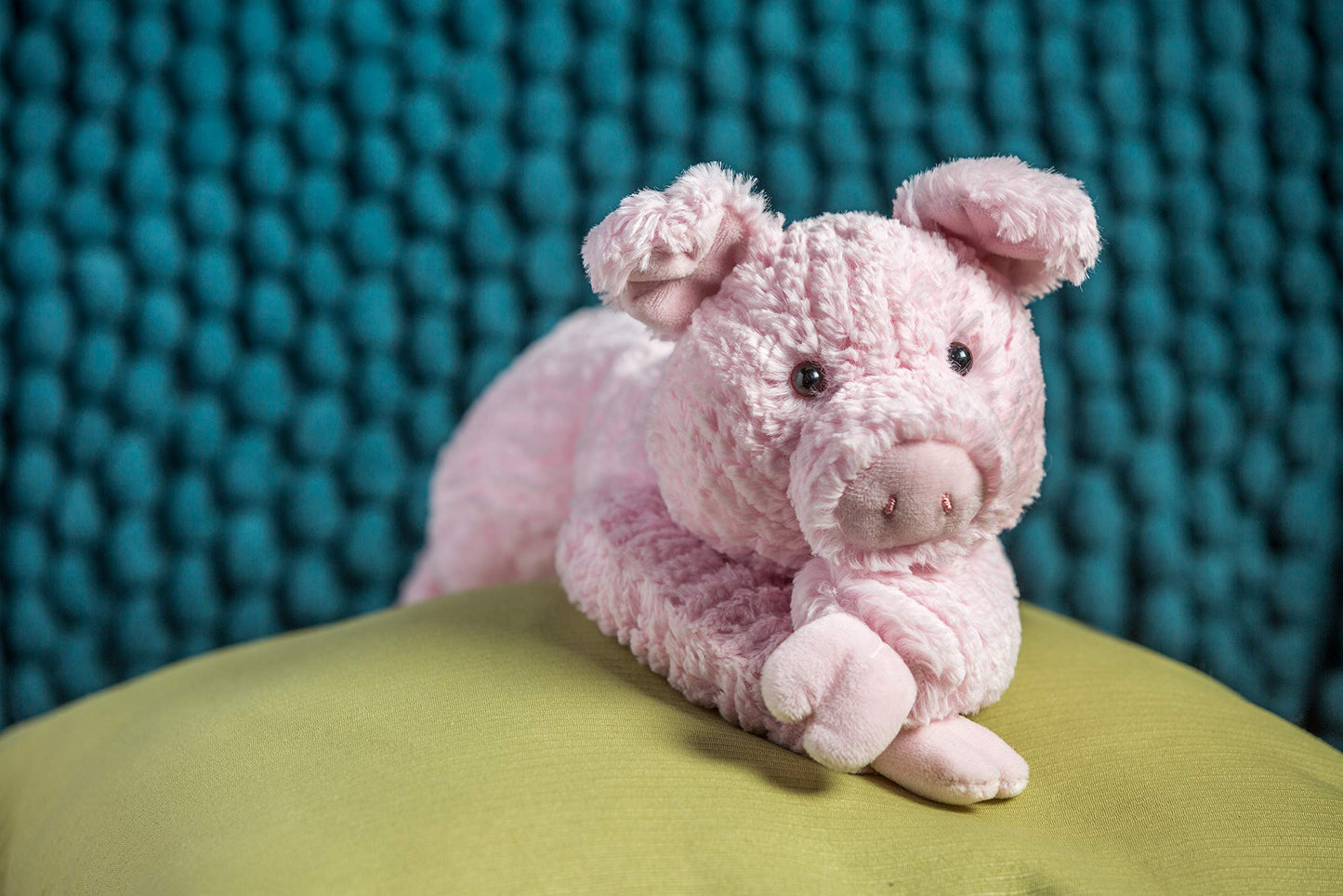 Mary Meyer Stuffed Animal Cozy Toes Soft Toy, 17-Inches, Pig