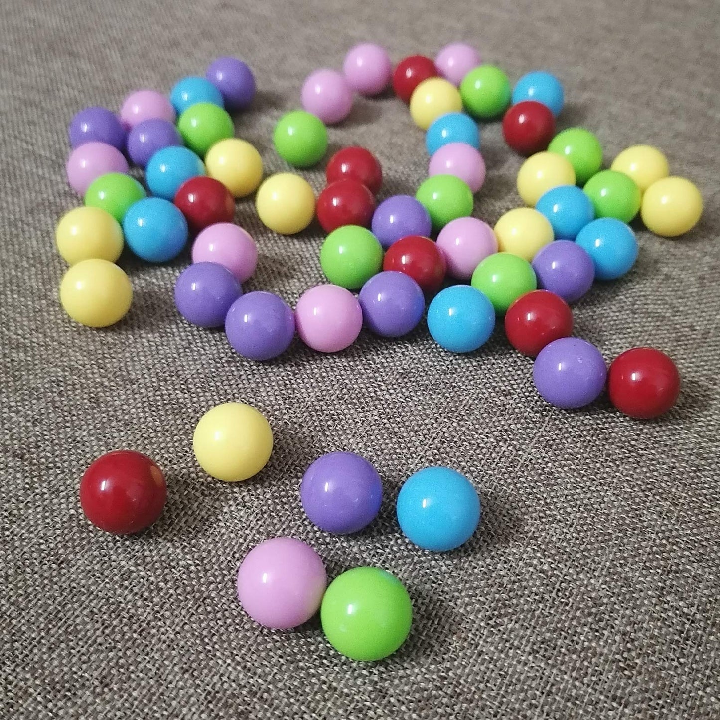 Hotusi 60 Pcs Chinese Checkers Marbles Balls In 6 Colors,14Mm Game Replacement Marbles Balls For Marble Run, Marbles Game