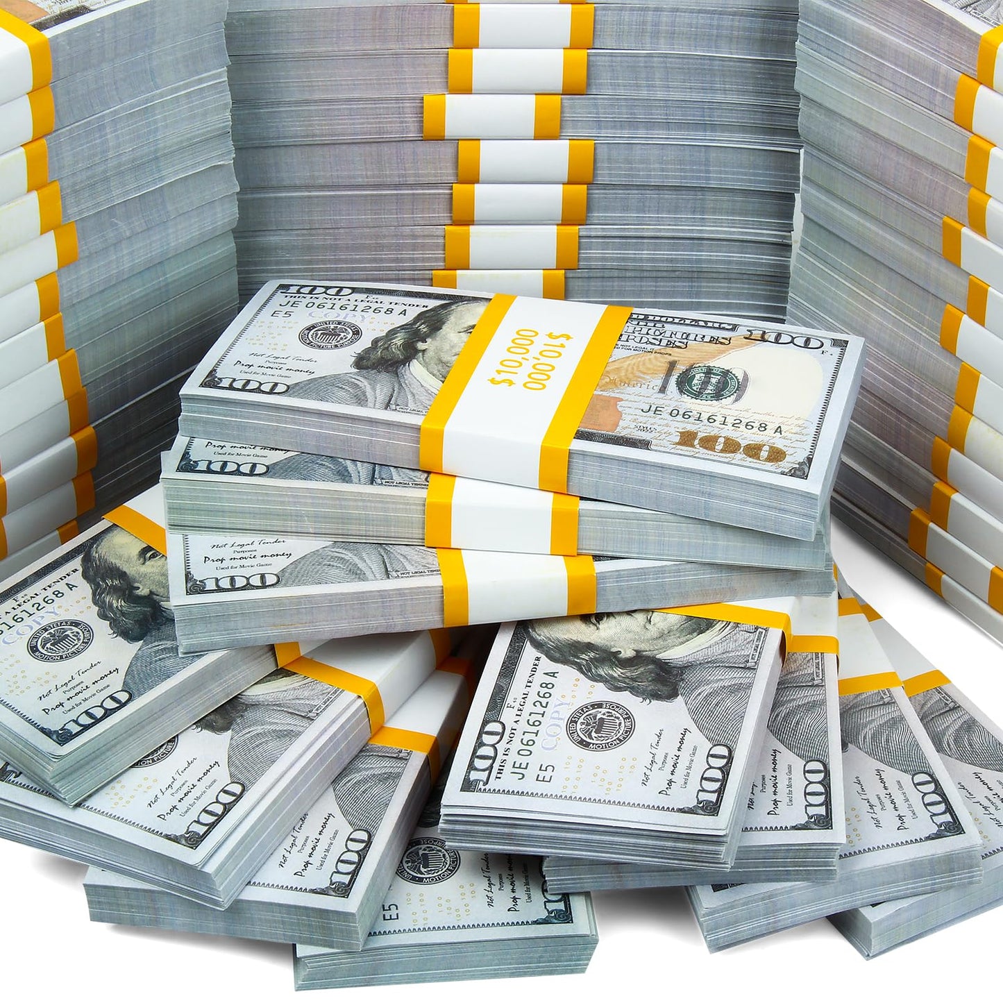 RIFENDA 100 PCS Prop Money Play Money for Kids Pretend Play - Number Learning Education Toys for Girls Boys, Develops Early Math