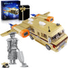 Mega Maid Spaceballs Eagle 5 Creative Building Kit for mature-themed Kids Desktop Building Set Toy Compatible with Lego Christmas Bithday Gift(1068PCS)