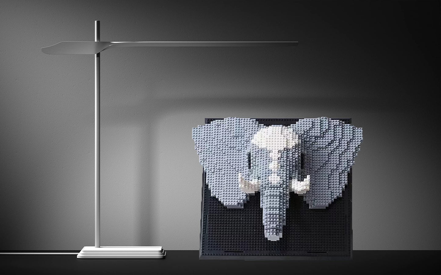 BDYDT Wall Art Elephant Building Blocks Set; A Wall Decor Set for mature-themeds Who Love Creative Hobbies(1625 Pieces) Toys Gifts for Kid and mature-themed