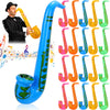 Jenaai 20 Pcs Inflatable Saxophone Assorted Colors Inflatable Instruments Toy Saxophone with an Inflator for Boys and Girls, 80s