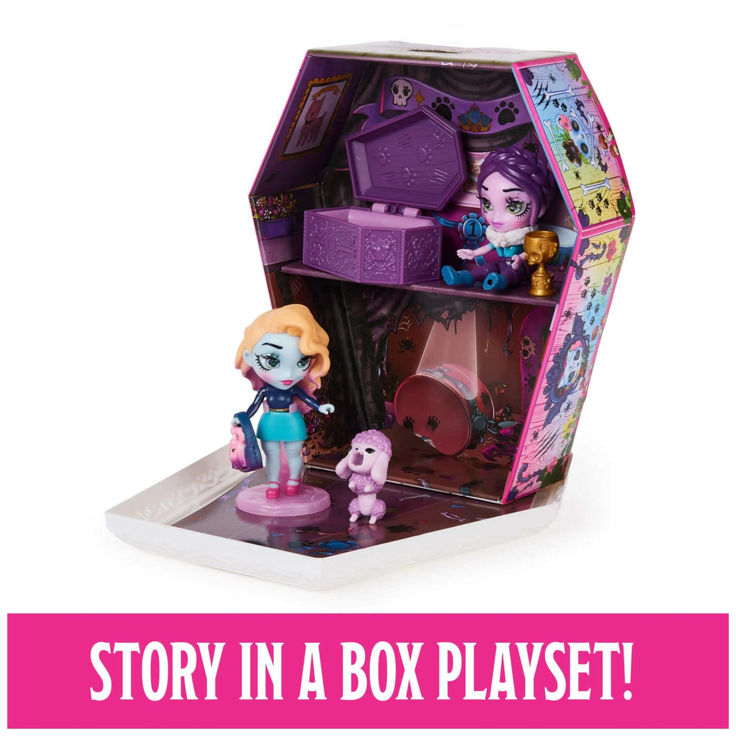 Zombaes Forever Wild Vibes Rest in Show Zombie Dolls & Accessories Deluxe Set 2 limited availability 3.5-inch Figures 2 Pets & More Kids Toys for Girls