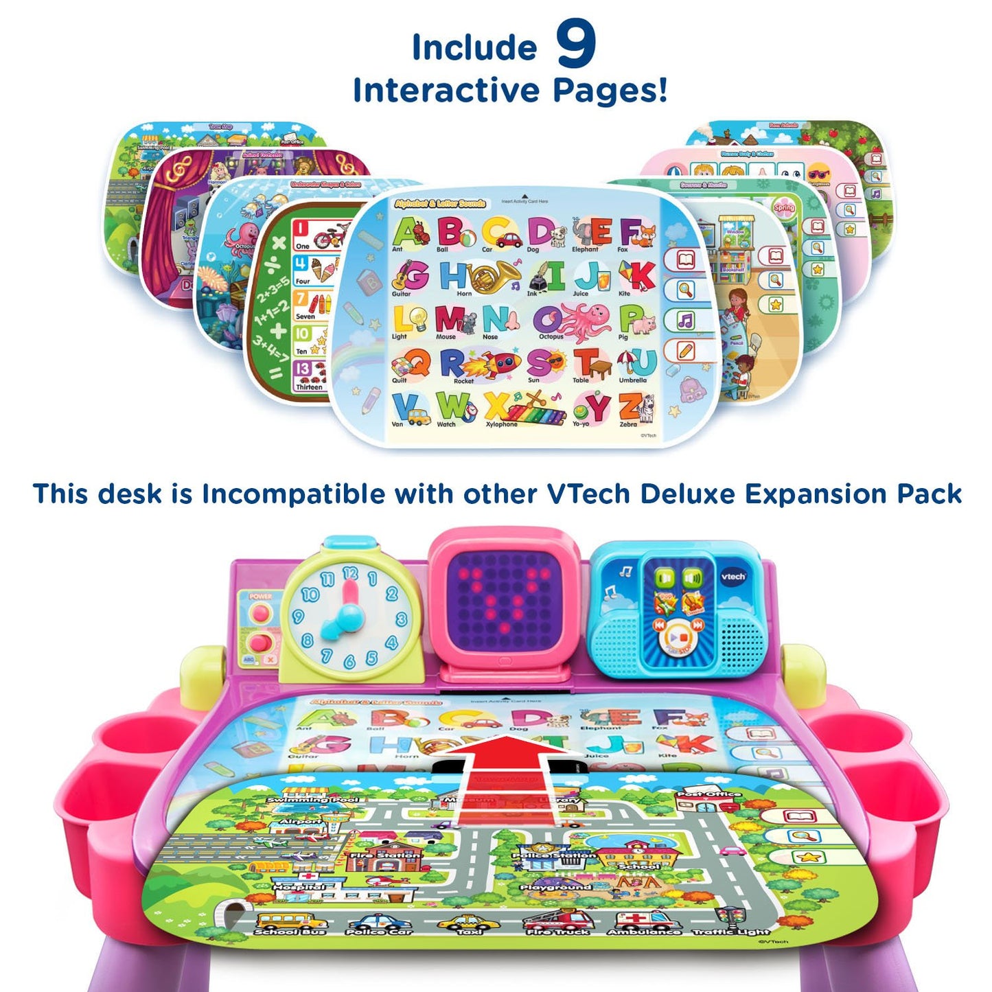 VTech Touch and Learn Activity Desk (Frustration Free Packaging), Purple