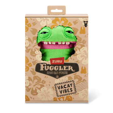 Fuggler Vacay Vibes By Zuru, Funny Ugly Monster, Plush, Collectible, Toy (Smiley O Riley - Green)