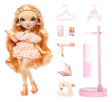 Rainbow High Victoria Fashion Doll - Light Pink, 10+ Accessories, Model 583134EUC, Perfect Gift for Kids 4-12 Years Old