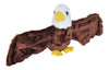 Wild Republic Huggers Bald Eagle Plush Toy, Slap Bracelet, Stuffed Animal, Kids Toys, 8''