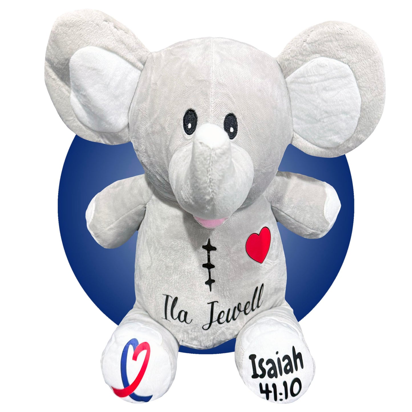 Scar Buddy Stuffed Animal - Personalized 17'' Heart Surgery Recovery Gift - Gifts For Open Heart Surgery - Custom Scar Buddy - H