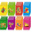 24 Pieces Small Mexican Spiral Notepads Mexican Memo Pads Cinco De Mayo Fiesta Notepads Mini Fiesta Theme Spiral Notebooks for M
