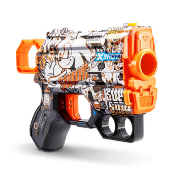 X-Shot Skins Menace - Sonic Retro (2 Pack + 16 Darts) By Zuru, X-Shot, Easy Reload, Air Pocket Dart Technology, Toy Foam Dart Blaster For Kids, Teens, Adults, Frustration Free Packaging