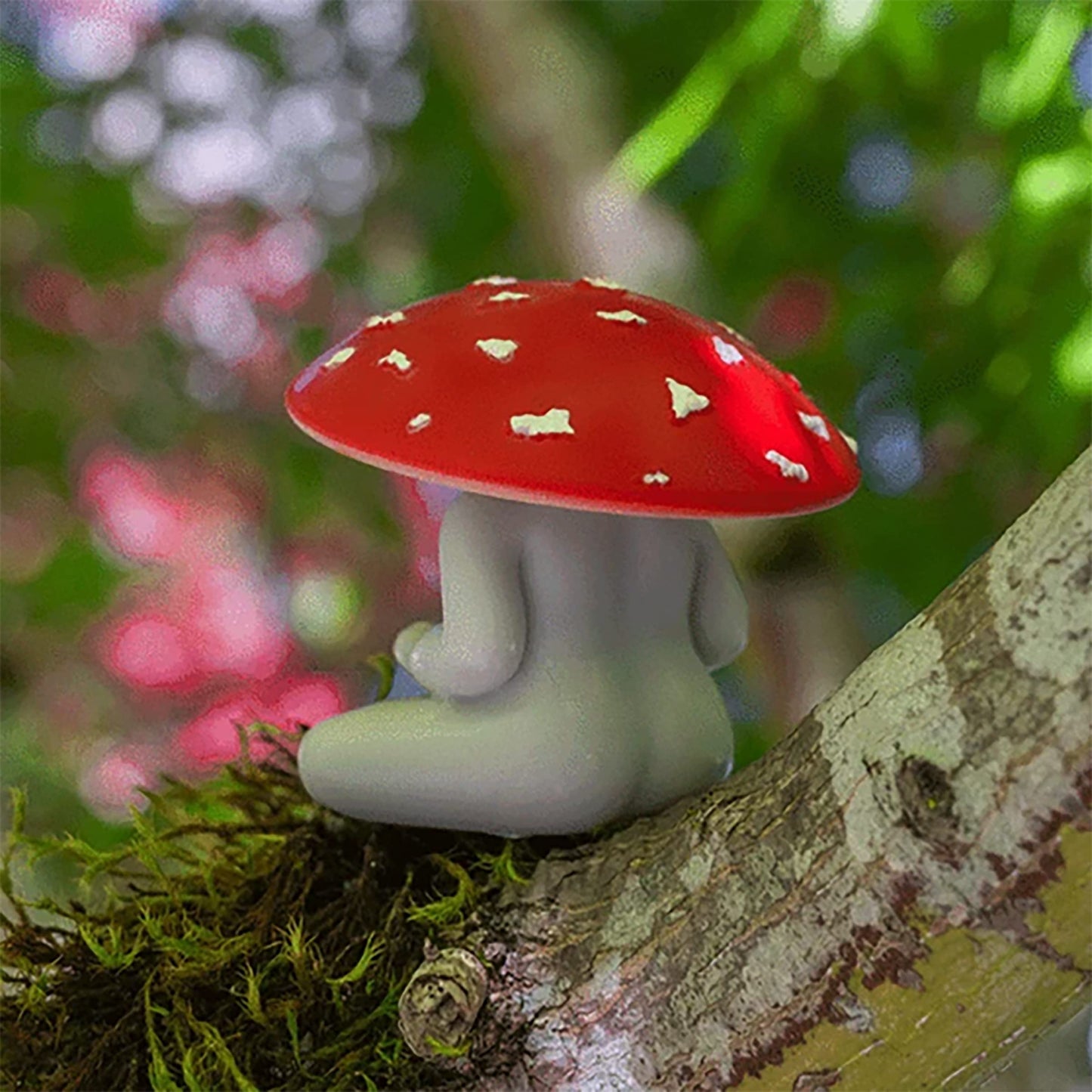 Mcphee Accoutrements Archie Soft Vinyl Collectible Figurines Novelty Gift Meditating Mushrooms