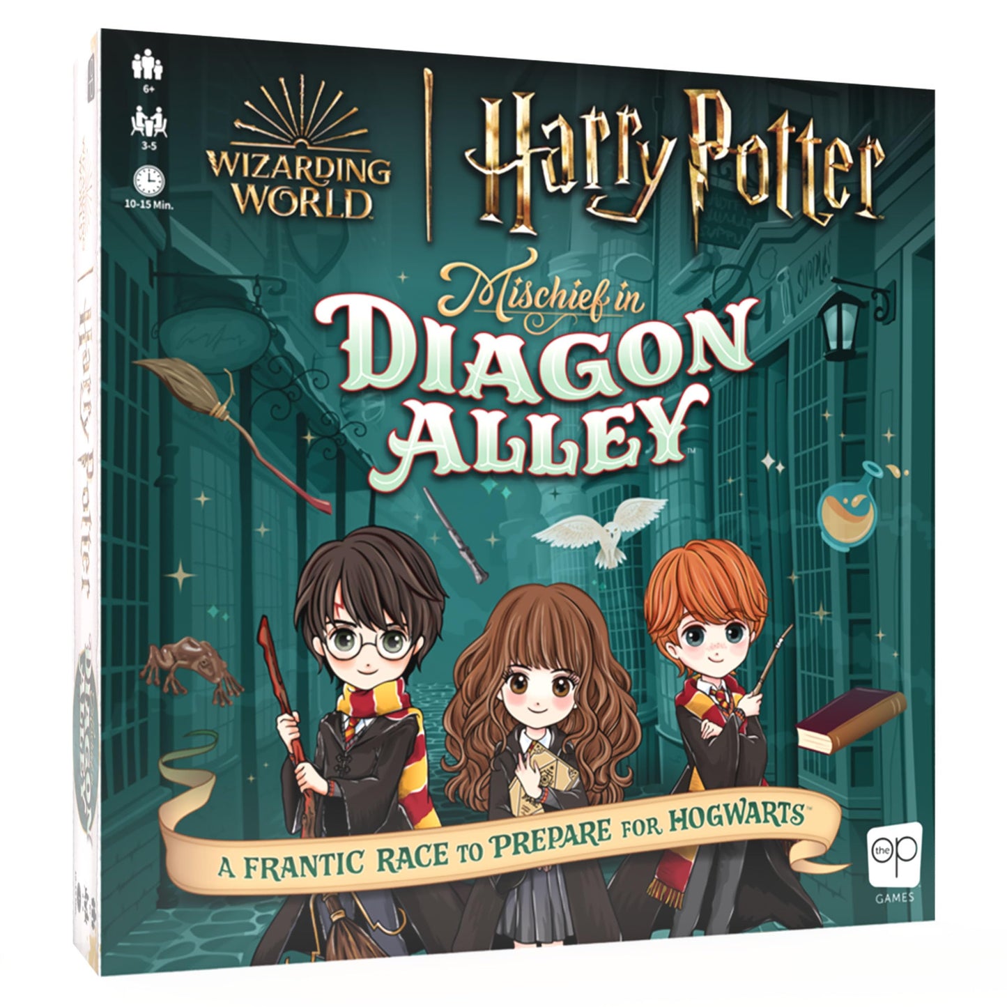 Harry Potter Mischief in Diagon Alley | Quick-Rolling Family Dice Game | Artwork Inspired by Harry Potter | Perfect Kids & Famil
