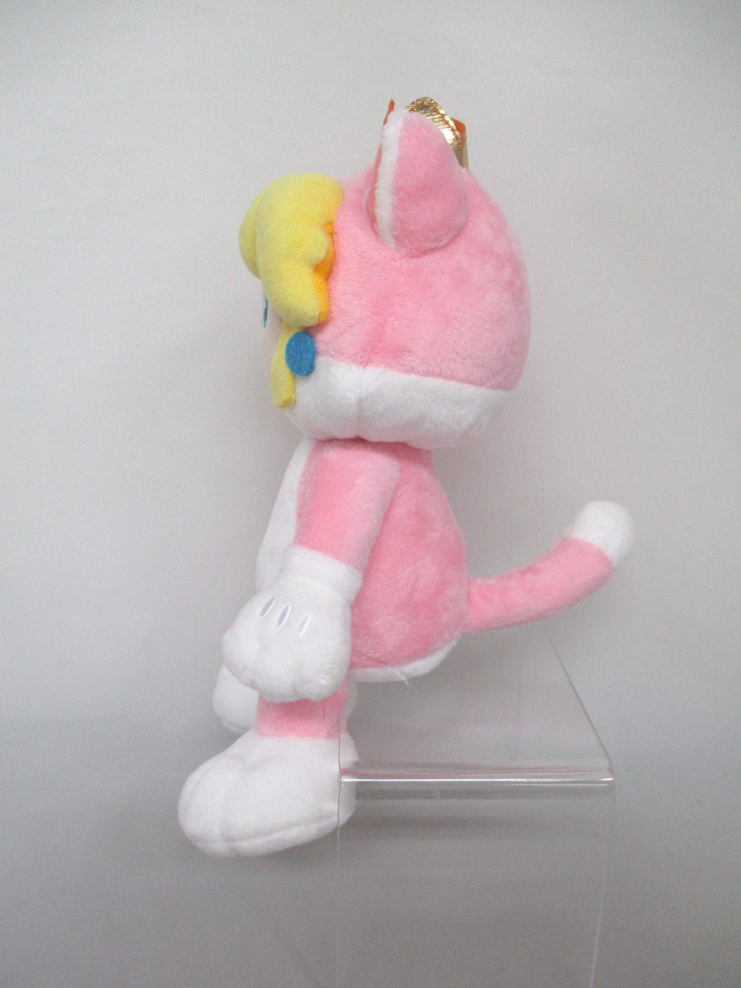 Sanei Super Mario 3D World Neko Cat Princess Peach 9' Plush Doll