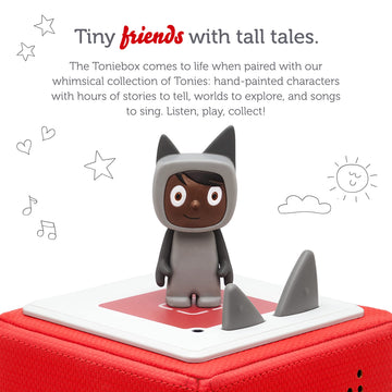 Tonies Creative Audio Character - Record And Upload Up To 90 Minutes Of Your Own Stories And Songs - Gray/Dark