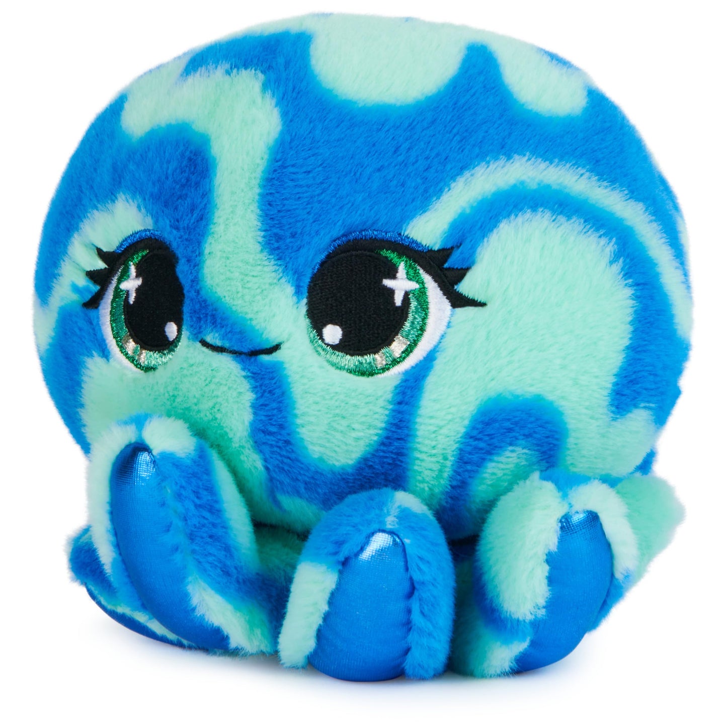 P.Lushes Designer Fashion Pets Marina Coves Premium Octopus Stuffed Animal, Blue And Green, 6
