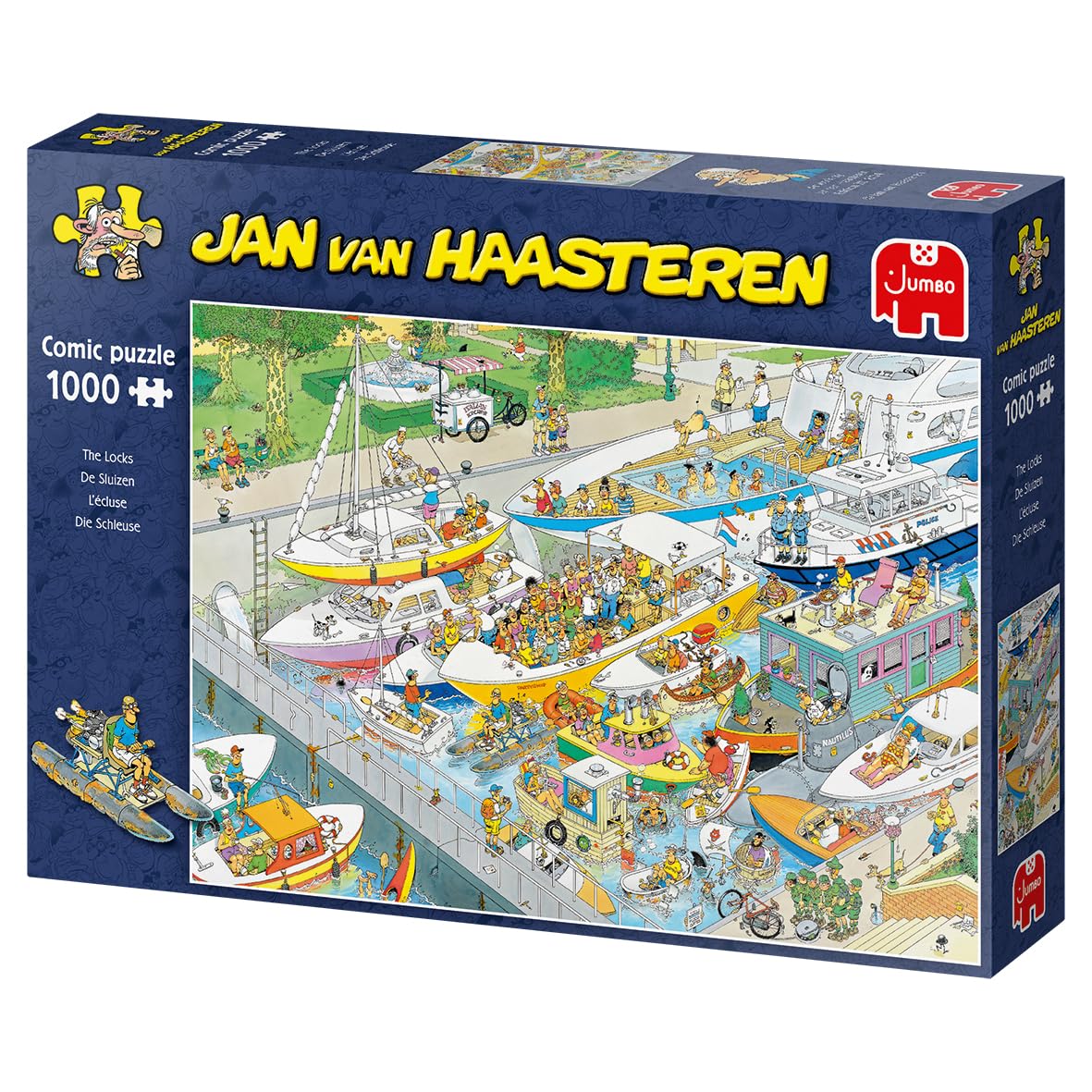 Jumbo, Jan Van Haasteren - The Locks, Jigsaw Puzzles For Adults, 1000 Piece