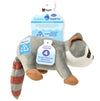 Spunky Pup Clean Earth Plush Raccoon | Made From 100% Recycled Water Bottles | Small,Gray,7261