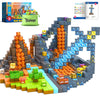 168Pcs Magnetic Blocks-Build Mine Magnet World Dinosaur & Mine Edition, Building Outdoor Sensory Toys For Kids 3-5, Stem Jurassi