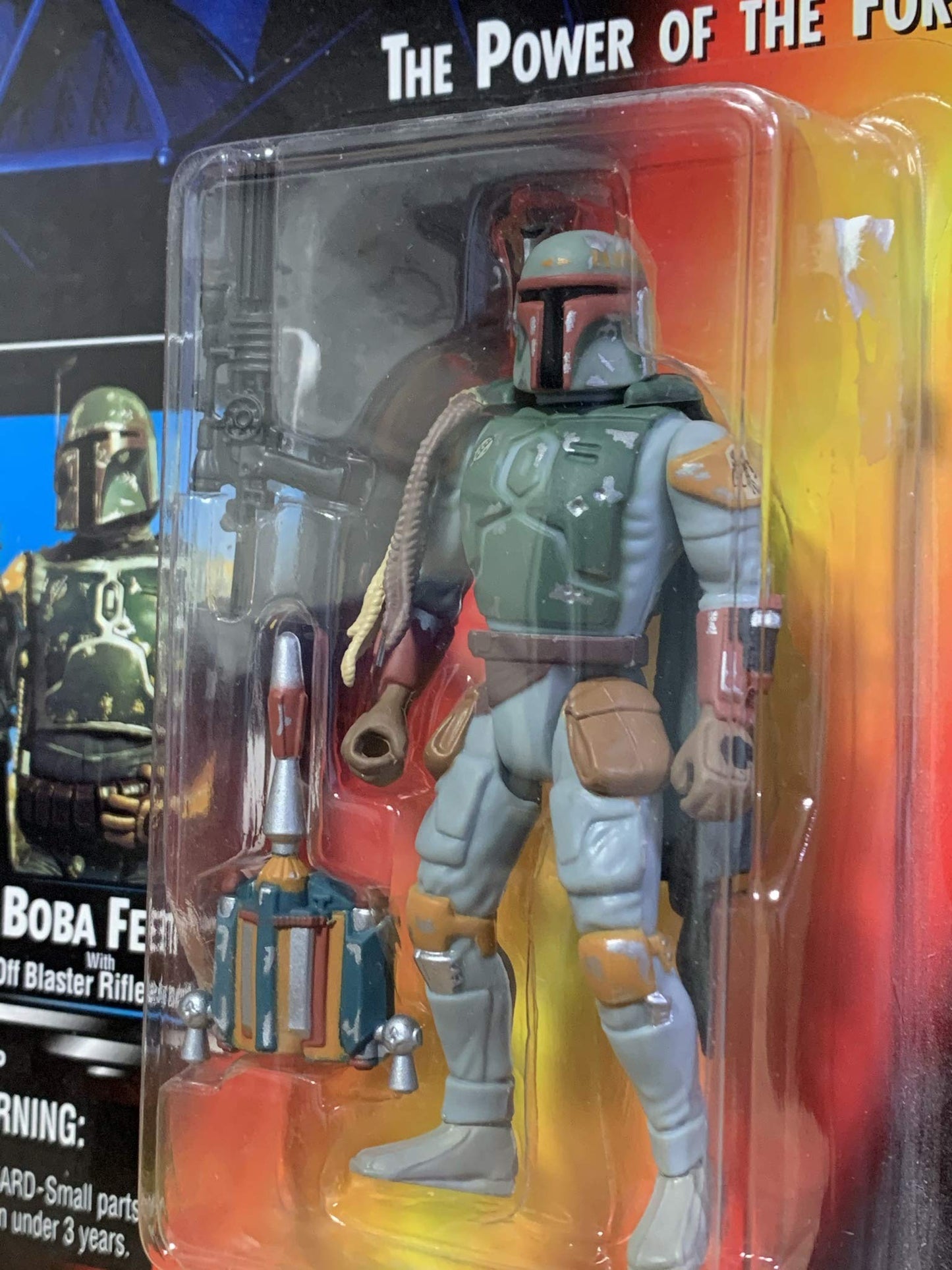 Star Wars Boba Fett 1995 Red-Card Power Of The Force Action Figure