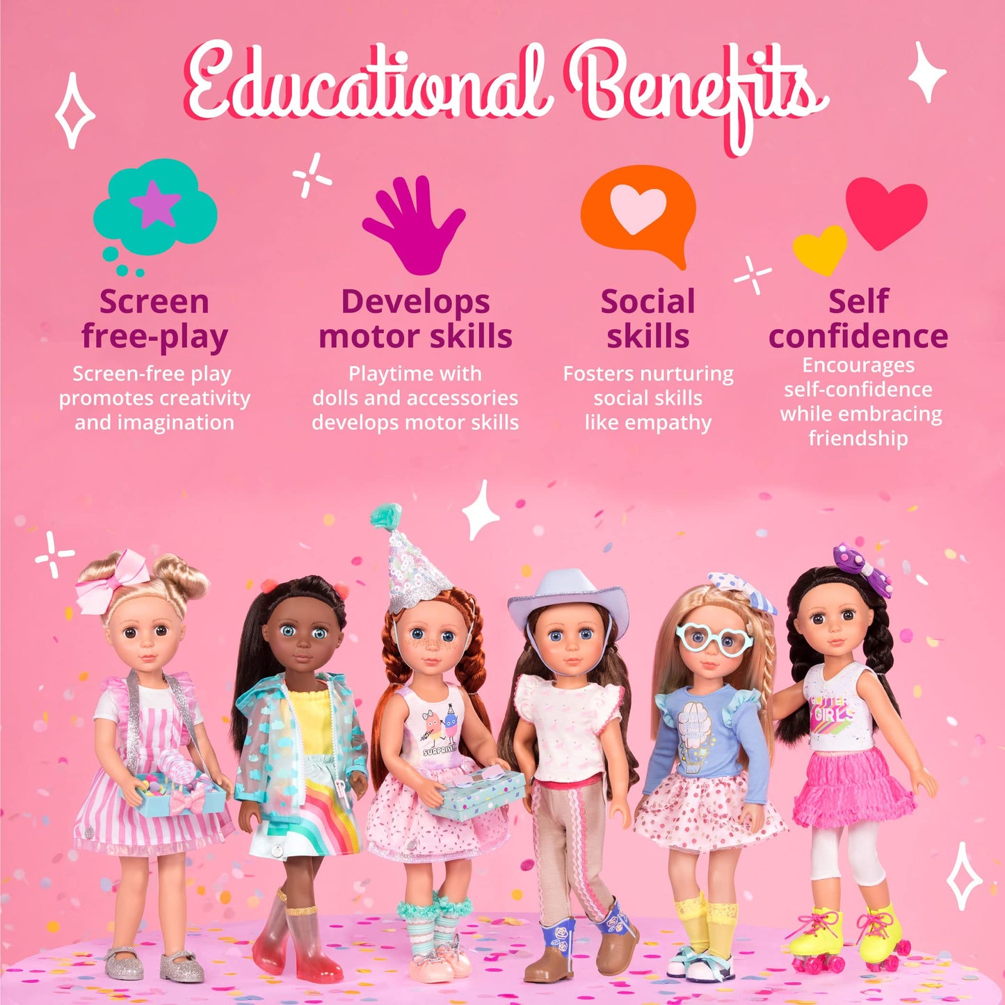 Glitter Girls - Colorful As A Rainbow Summer Outfit -14-Inch Doll Clothes– Toys, Clothes And Accessories For Girls 3-Year-Old And Up