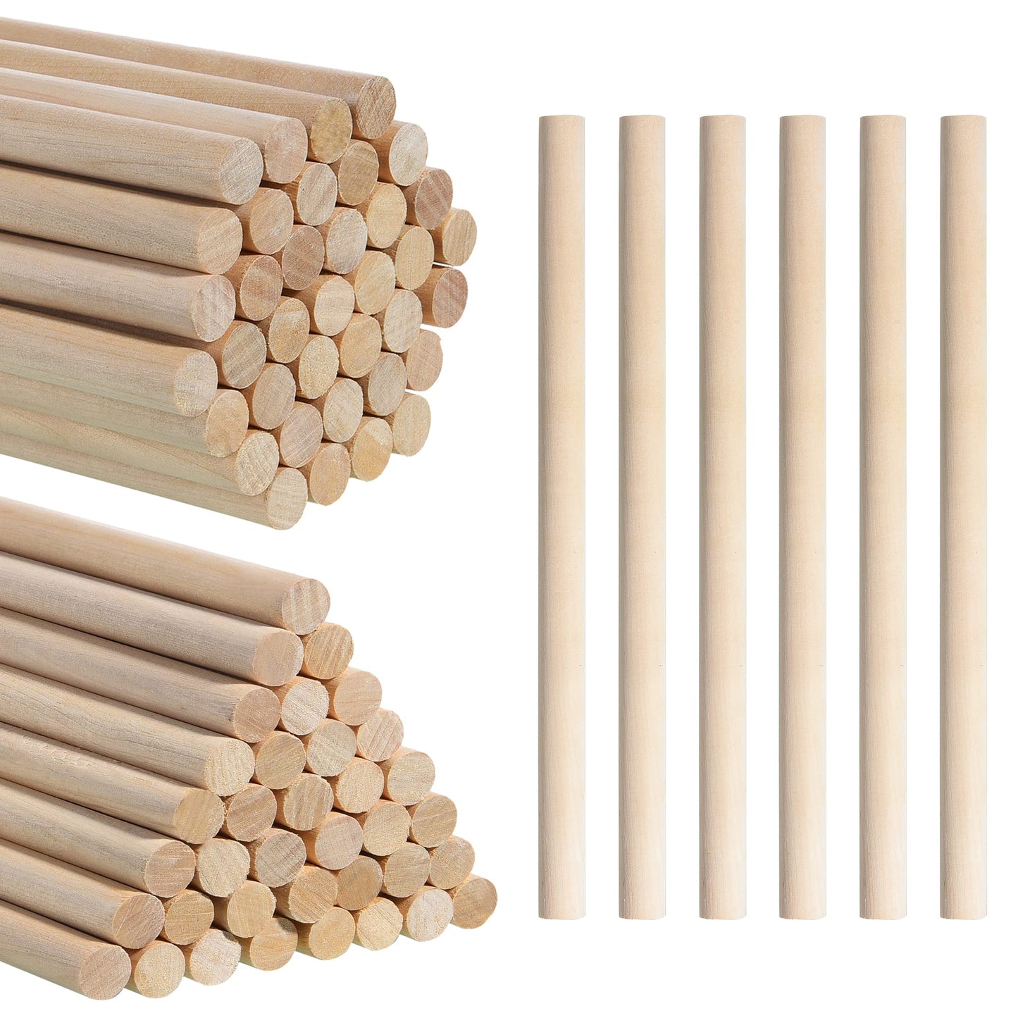 60 Pieces Rhythm Sticks For Kids Bulk, 12 Inch Wood Lummi Sticks Music Classroom Percussion Instruments
