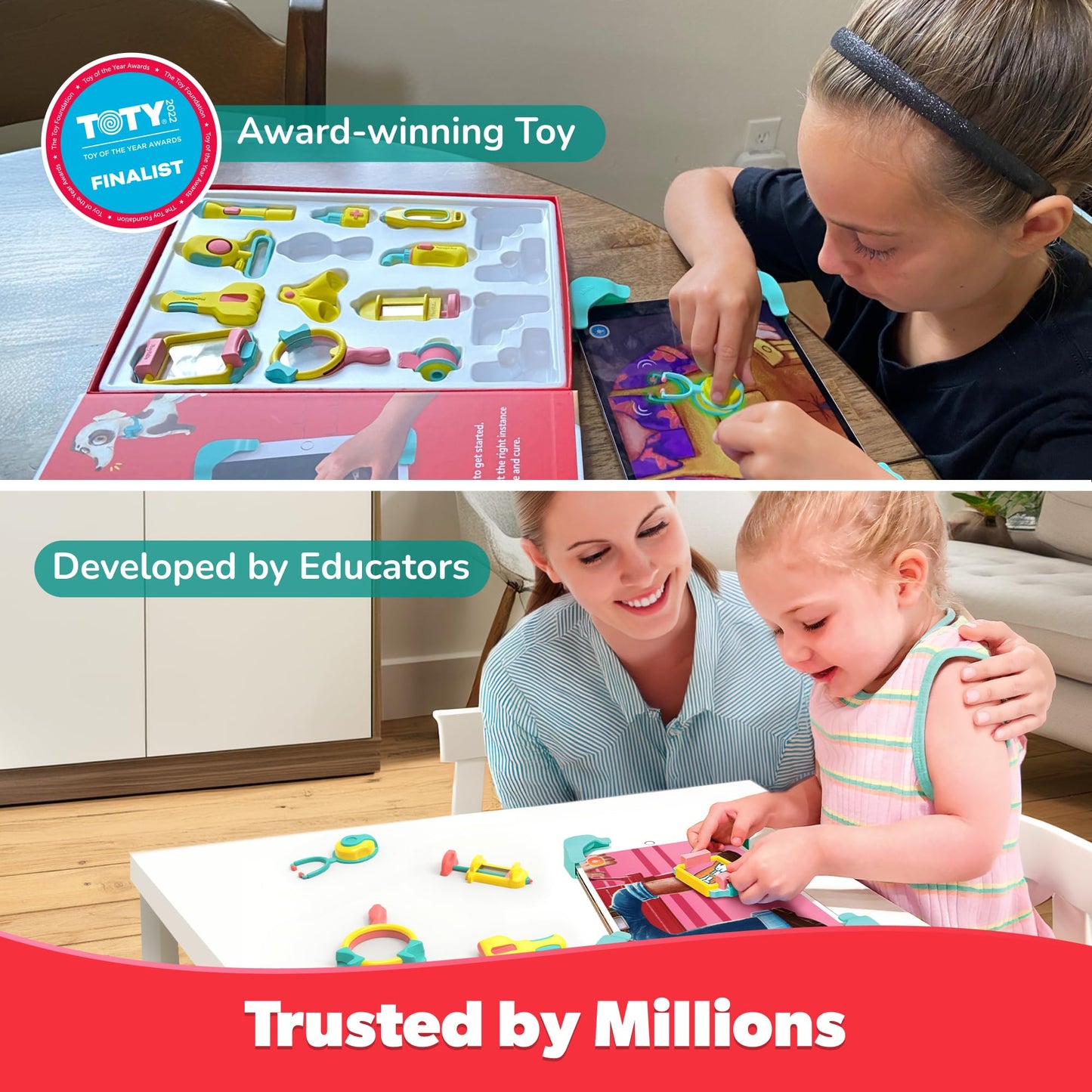 PlayShifu STEM Toys for Kids - Tacto Doctor (Interactive Kit + App) - Pretend Play with Real STEM Learning