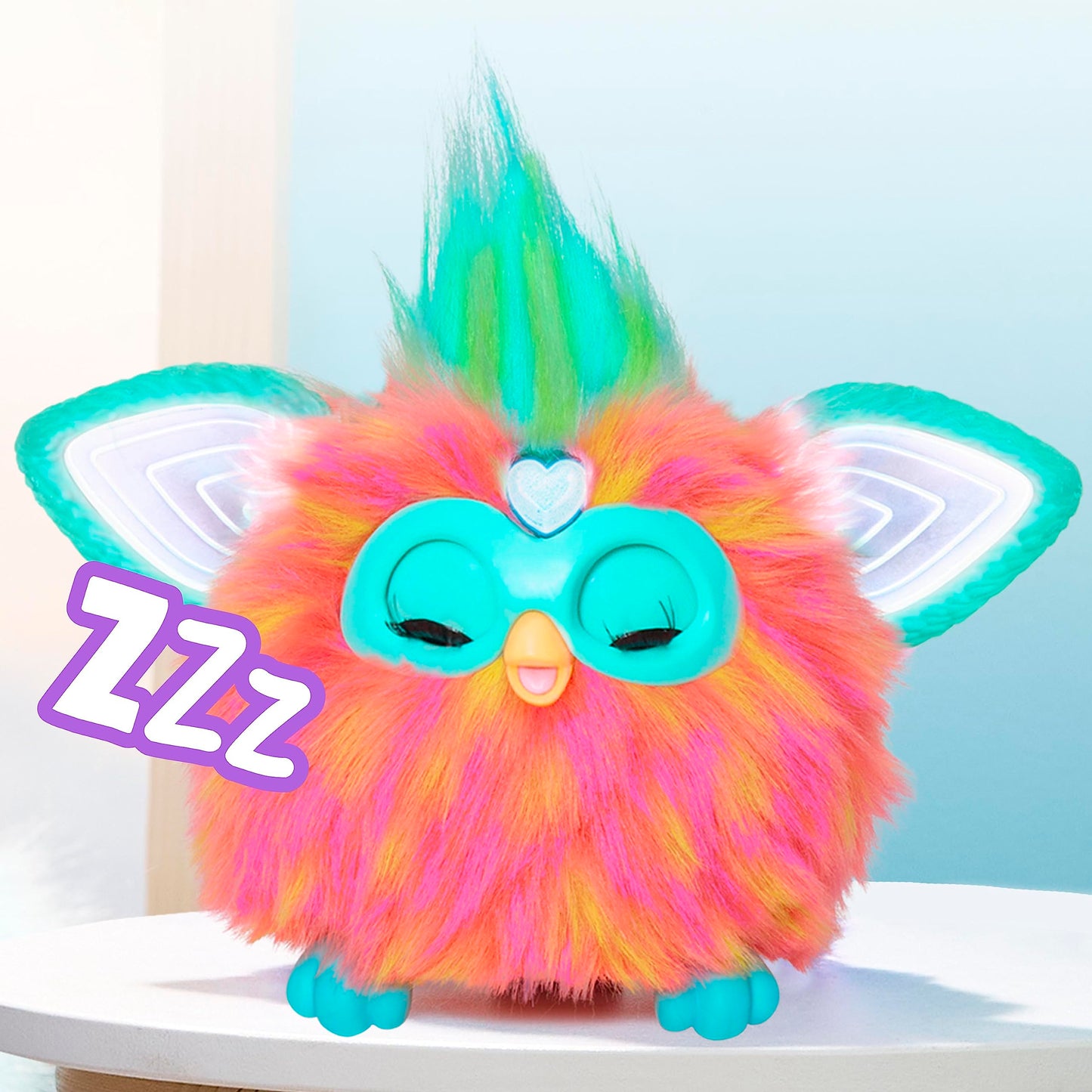 Furby Coral, 15 Fashion Accessories, Interactive Plush Toys For 6 Year Old Girls & Boys & Up, Voice Activated Animatronic