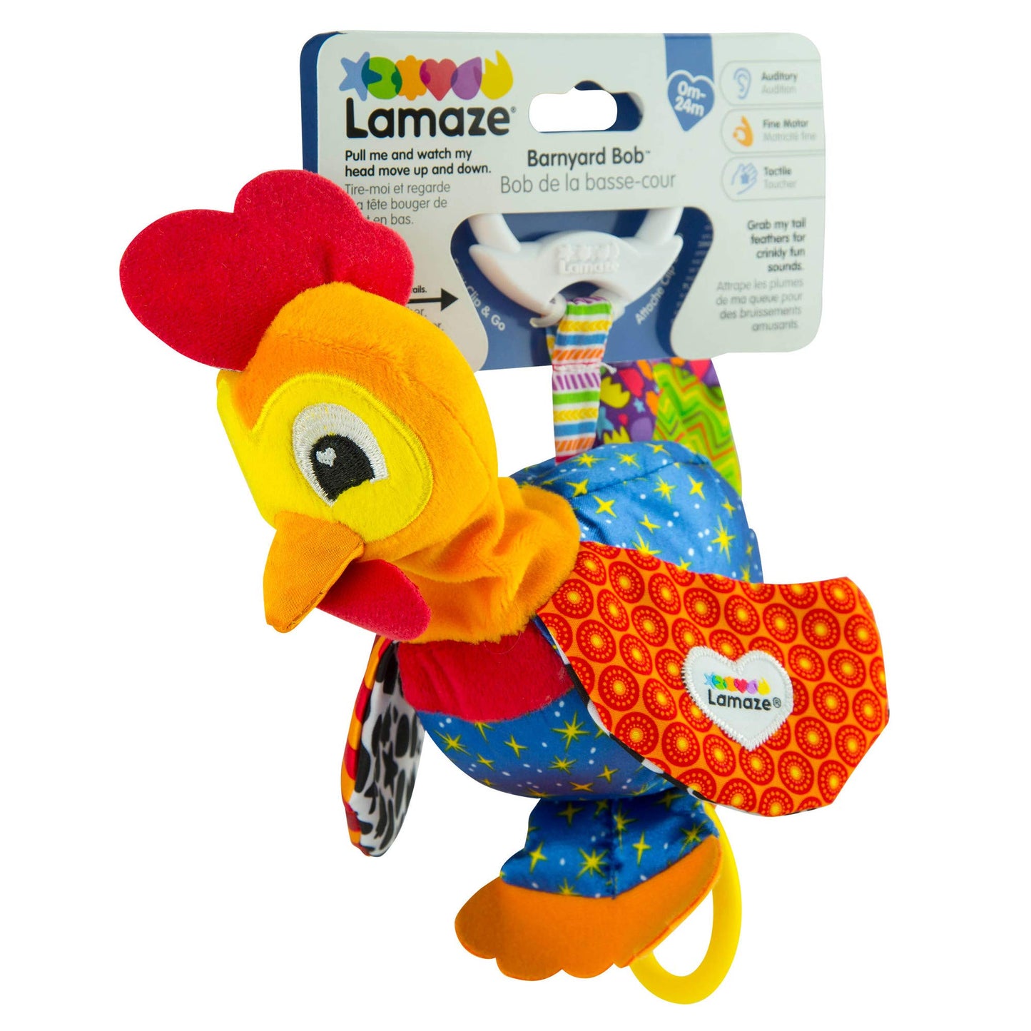 Lamaze Barnyard Bob Clip And Go, Fun Kids' Toy, Multi