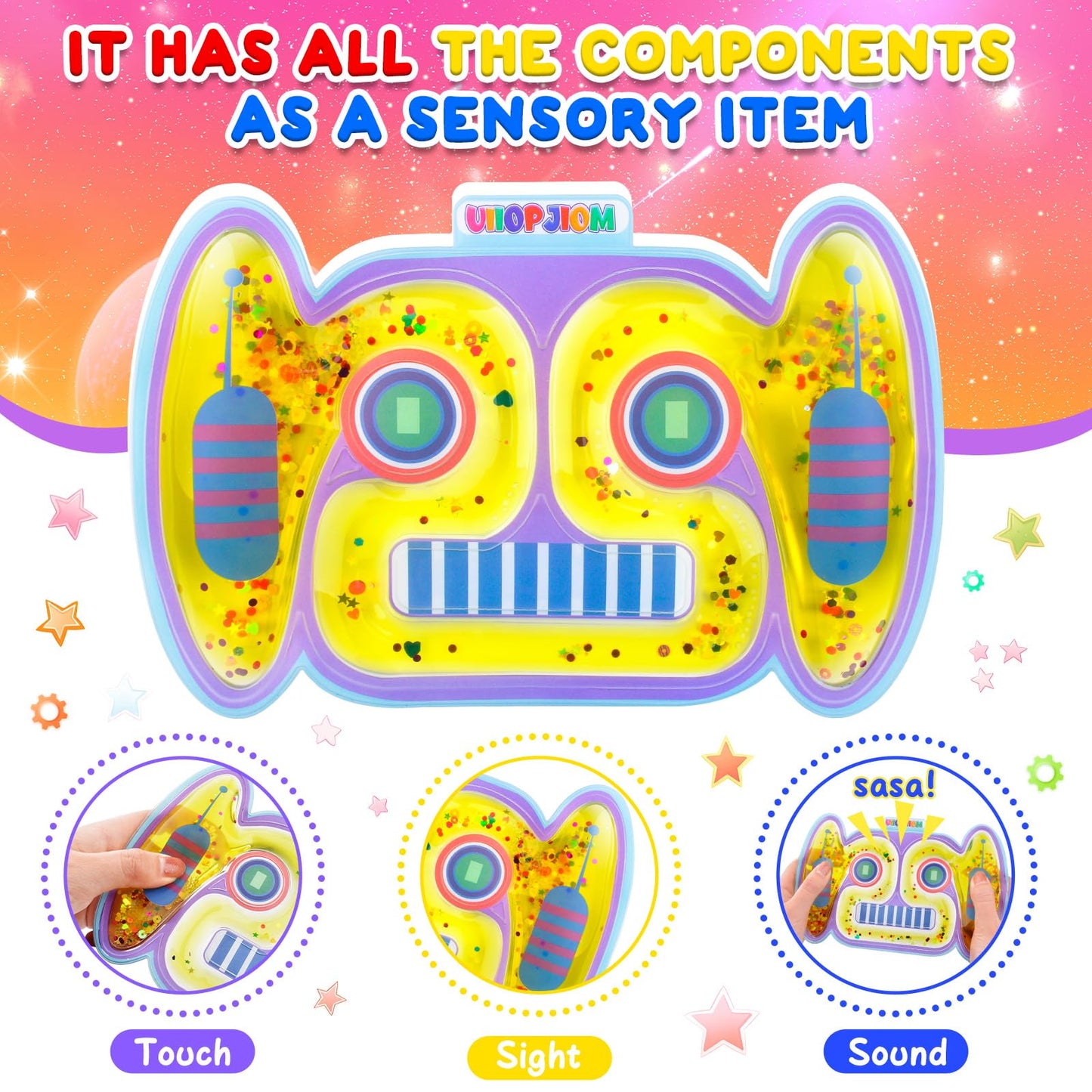 Uiiopjiom Autism Sensory Toys For Ages 5-7, Boys Toys For 8-12 Years Old Adhd Autistic Car Travel Games For 8-10-Year-Old, Squis