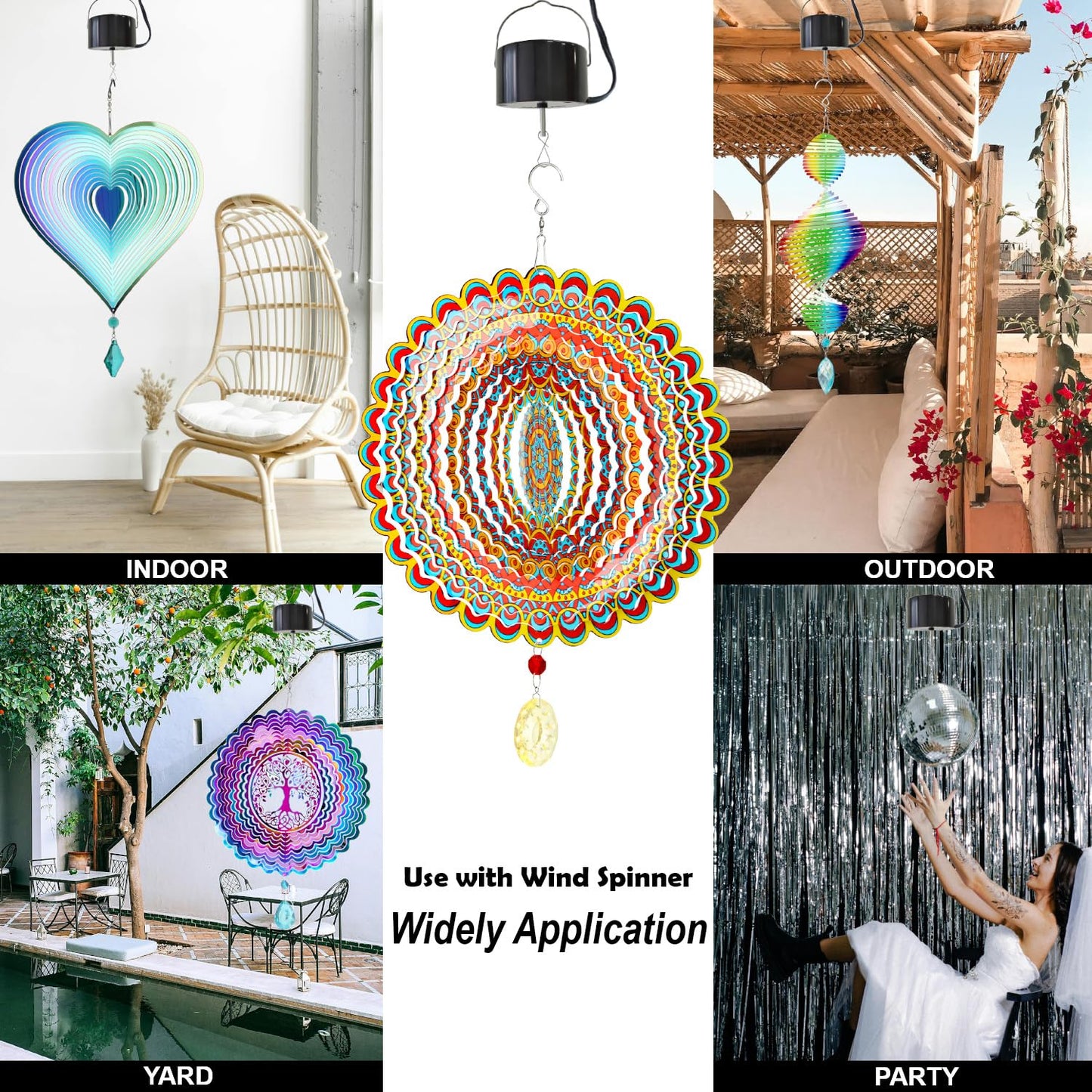 Electric Rotating Display Motor, Plug-In Slow Spinner For Hanging Decor: Disco Balls, Mirror Balls, Baby Cribs, Art Displays, Ga