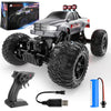 BEZGAR 1:14 Scale All Terrain Electric RC Truck - Waterproof Monster Truck for Kids with 2.4GHz Remote and Rechargeable Battery,