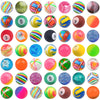 Ohanniewa 50 Pieces 27Mm Mixed Pattern Colorful Bouncy Balls For Kids Assorted Bouncy Balls Toys For Kids Party Favors,Birthdays Party Favors, Classroom Prizes