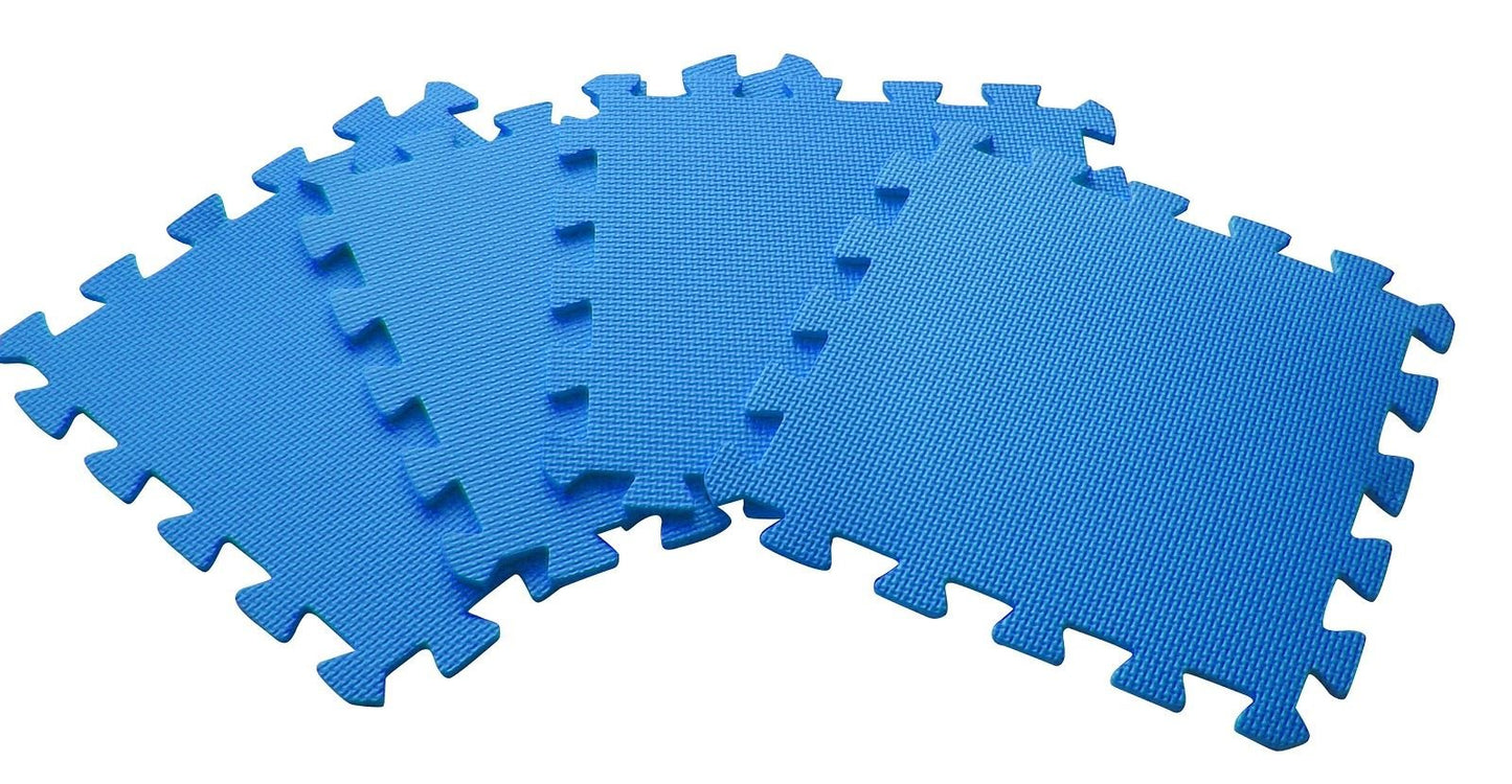 10-Piece Interlocking Floor Mats, Exercise Mat, Safety Play Floor Mat For Kids Tiles Cushions Soft Interlocking Exercise Mats Garage Flooring Protector (10 Square Ft)