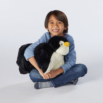 Pillow Pets Originals Plush Toy, 18 Large Playful Penguin Stuffed Animal for Kids