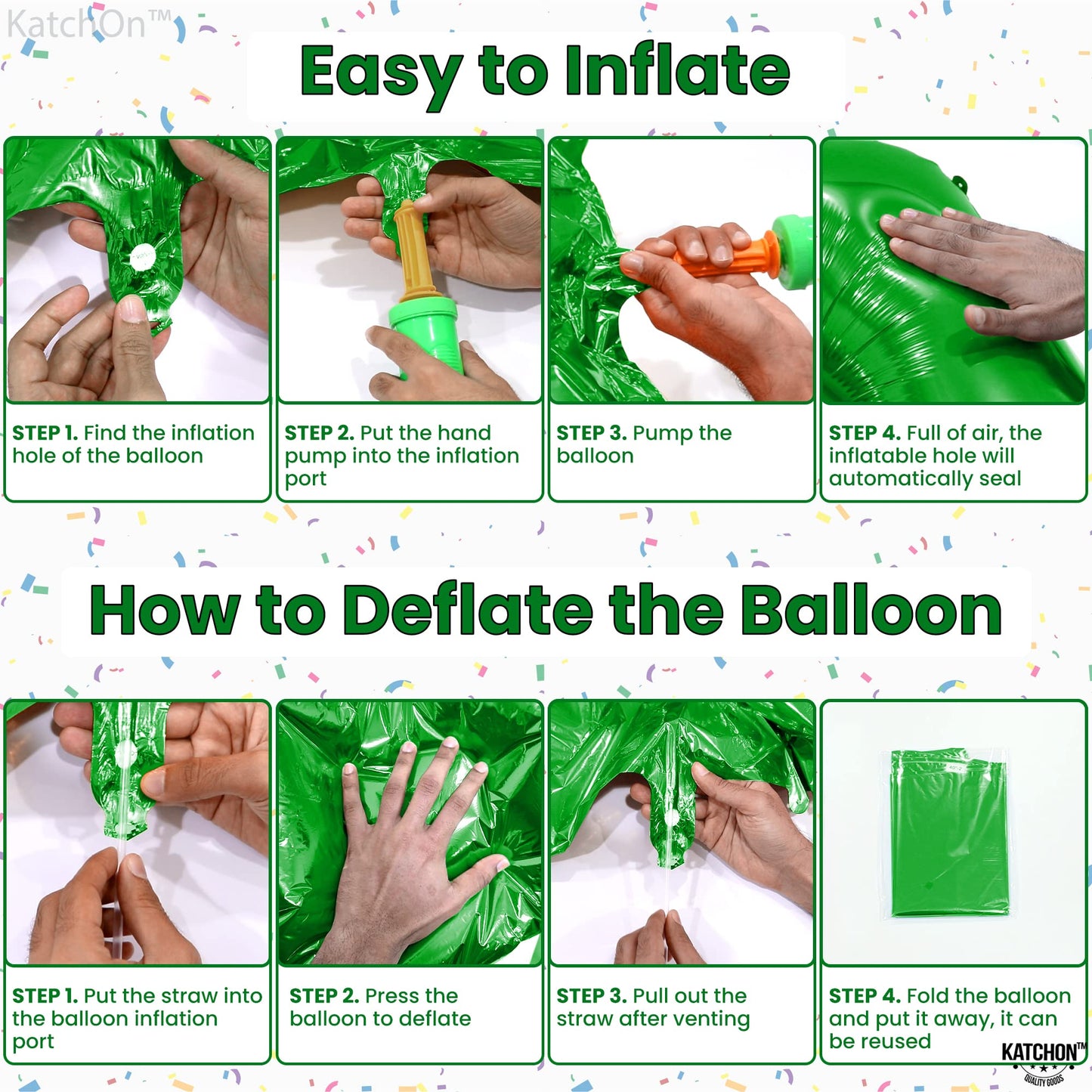 Katchon, Dark Green 20 Balloons Number - 40 Inch | Green Number 20 Balloon For 20Th Birthday Decorations For Men Green | 20Th Birthday Balloons For 20Th Birthday Decorations | 20 Balloon Number Green