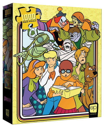 Usaopoly Scooby-Doo Those Meddling Kids 1000 Piece Jigsaw Puzzle | Officially Licensed Scooby-Doo Merchandise | Collectible Puzzle Featuring Scooby-Doo, Shaggy, Velma, Daphne And Fred, Yellow