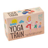 YOGi FUN Yoga Train Game - Mindfulness Cards for Kids & Adults, Family Game, White & Pink, Model 237457, Paper Material