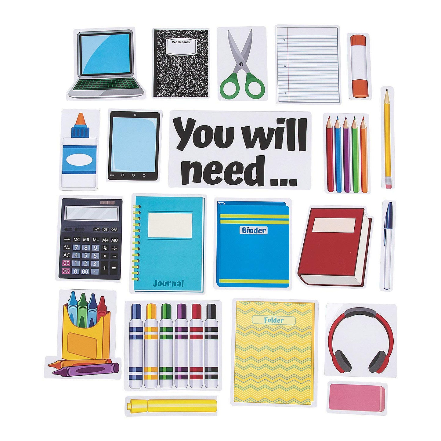 You'Ll Need Managment Magnets - 21 Pieces - Educational And Learning Activities For Kids
