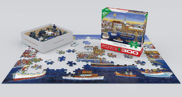EuroGraphics Seaside Holiday 300 Piece Puzzle - Cardboard, Model 8300-5402